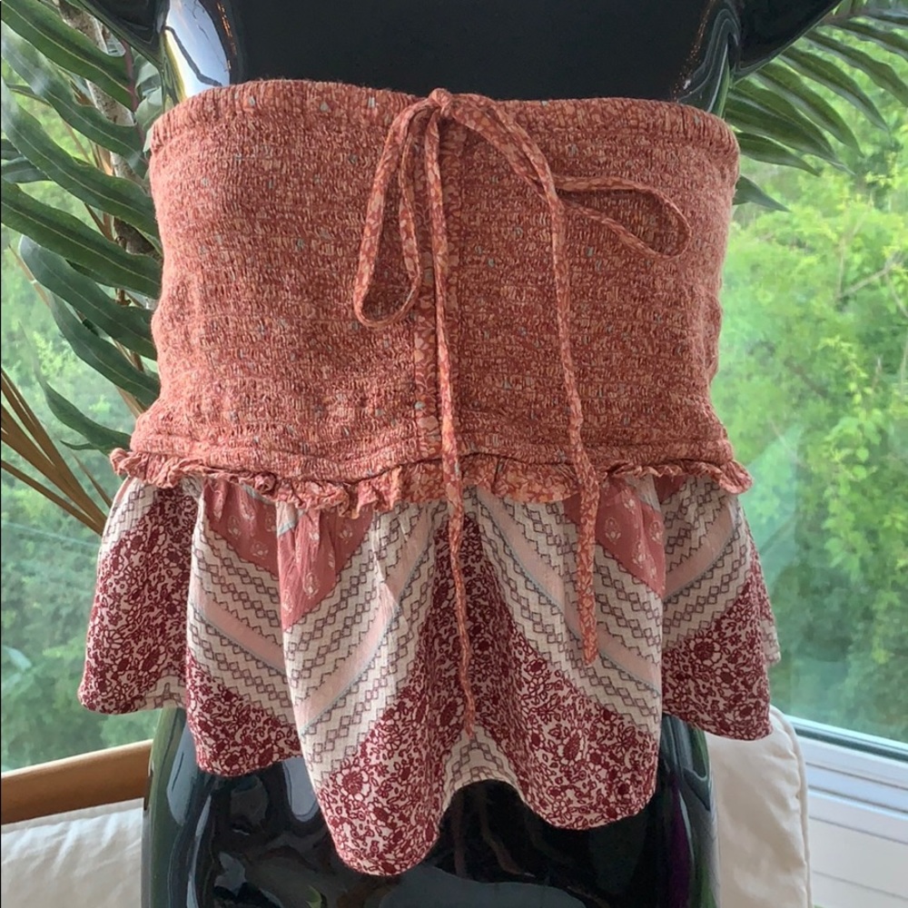 Aerie Strapless Crop Top